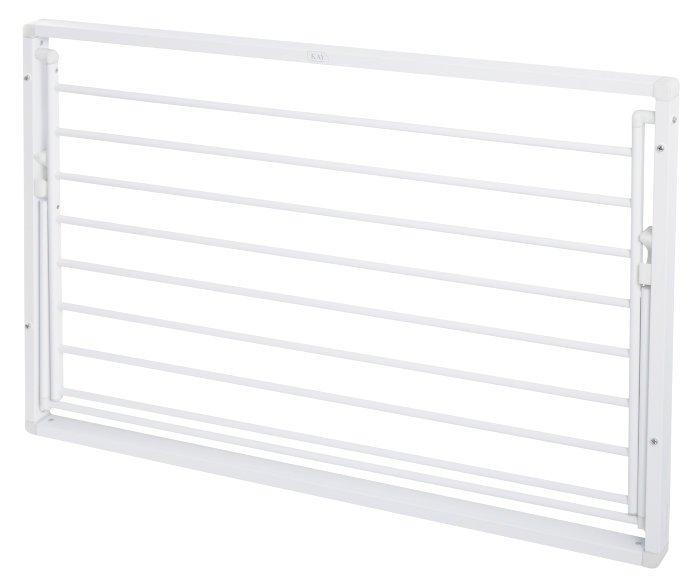 Torkstativ Väggmonterat Vit 7 m Kay